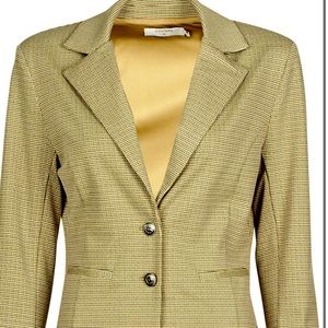 Vintage Plaid Beige Blazer | Le Suit | NWT